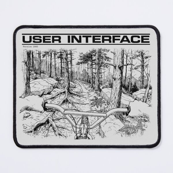Item preview, User Interface Mountain Bike Shirt | Gen X Trail Rider Graphic Tee designed and sold by CrimsonLizard.