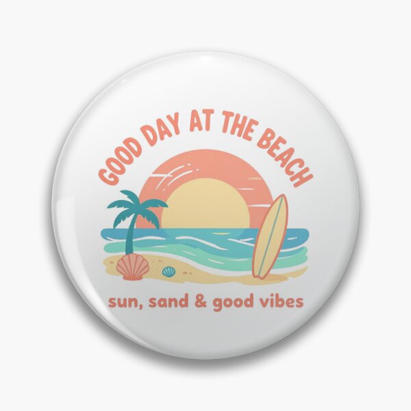 Item preview, Good Day At The Beach Sun Sand and Good Vibes designed and sold by Good Day Design.