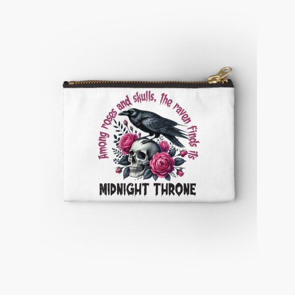 Item preview, Midnight Throne Gothic Raven Skull Design designed and sold by NightSpell.