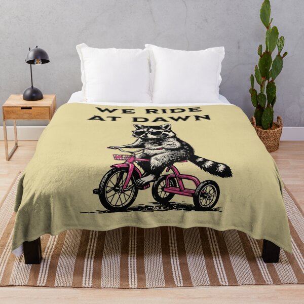 Item preview, Raccoon Tricycle Rider We Ride At Dawn designed and sold by d247.