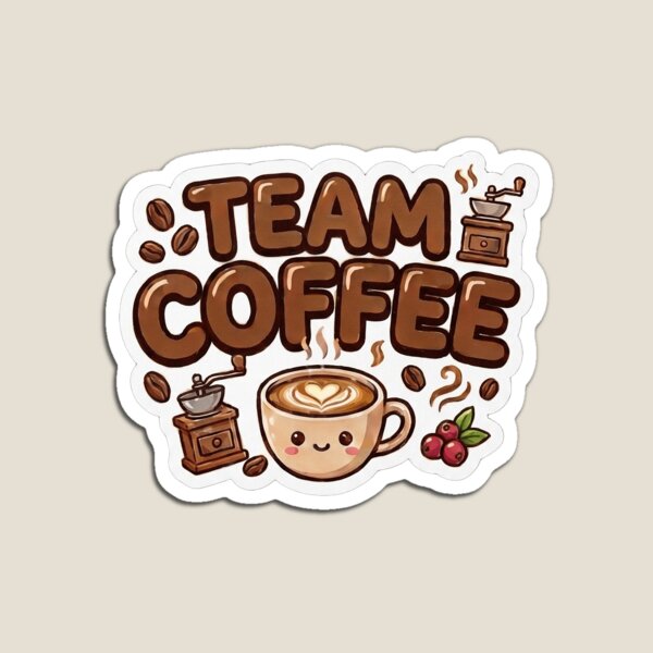 Item preview, TEAM COFFEE -Team Food & Drinks Collection  designed and sold by asumintjapan1.