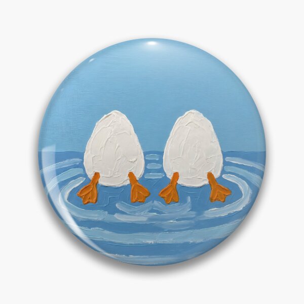 Item preview, Duck Butts - Cute Duck Bums Couple Painting designed and sold by TackyTime.