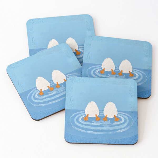 Item preview, Duck Butts - Cute Duck Bums Couple Painting designed and sold by TackyTime.
