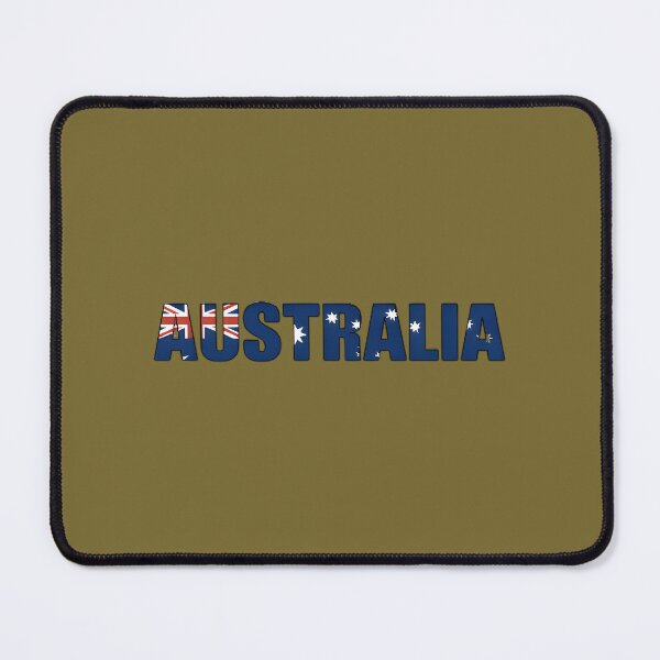 Item preview, Australia text with flag no background designed and sold by CreationsNicB.