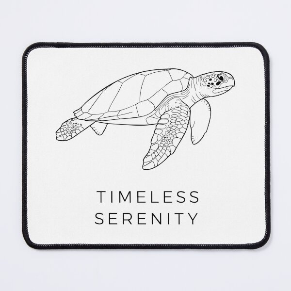 Item preview, Minimalist Sea Turtle Timeless Serenity Line Art designed and sold by Orviona.