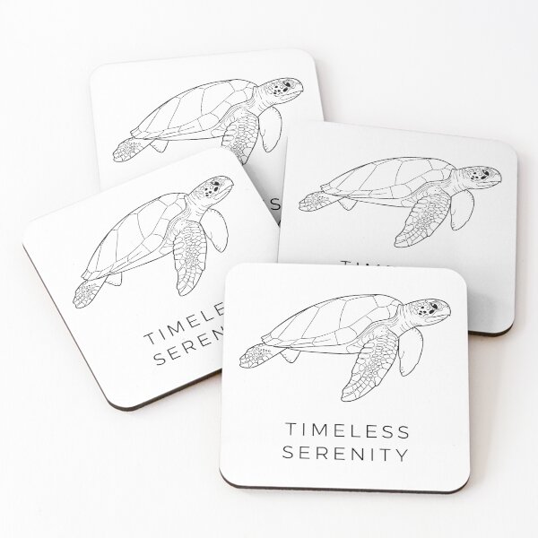 Item preview, Minimalist Sea Turtle Timeless Serenity Line Art designed and sold by Orviona.