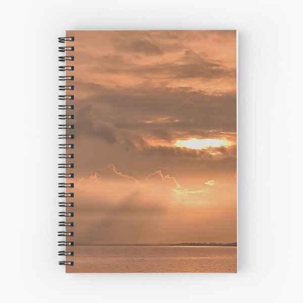 Item preview, Burning Sky — Amber Sunset Breaking Through Storm Clouds Photography designed and sold by INKandSOULbyLUNA.