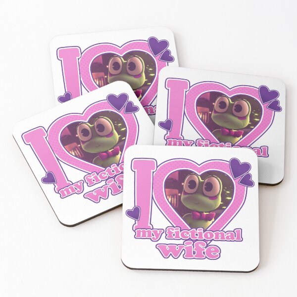 Item preview, Yo <3 Mi esposa ficticia - Ribbit designed and sold by Comet and Crafts.