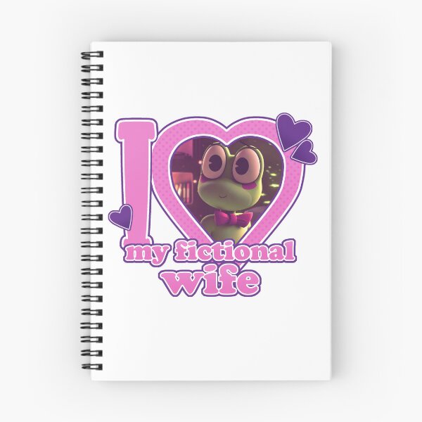 Item preview, I <3 My Fictional Wife - Ribbit designed and sold by Comet and Crafts.