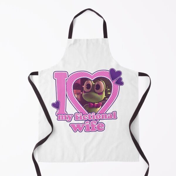Item preview, I <3 My Fictional Wife - Ribbit designed and sold by Comet and Crafts.