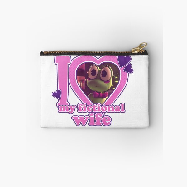 Item preview, I <3 My Fictional Wife - Ribbit designed and sold by Comet and Crafts.