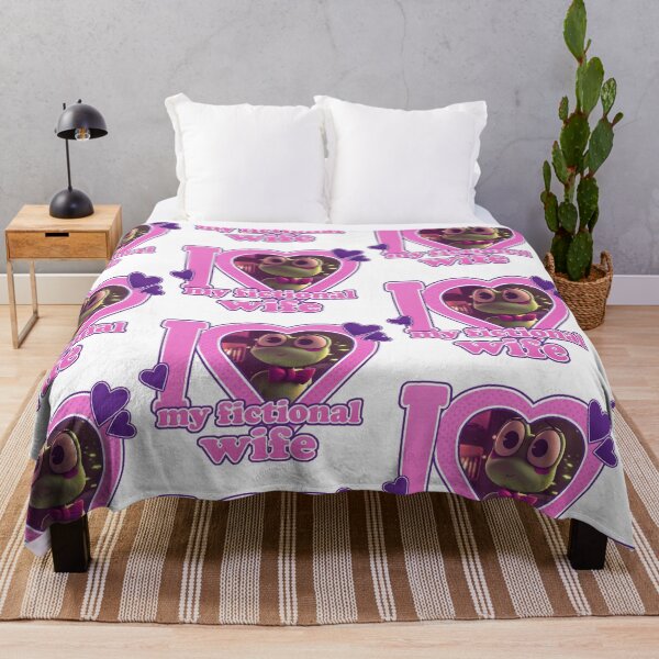 Item preview, I <3 My Fictional Wife - Ribbit designed and sold by Comet and Crafts.