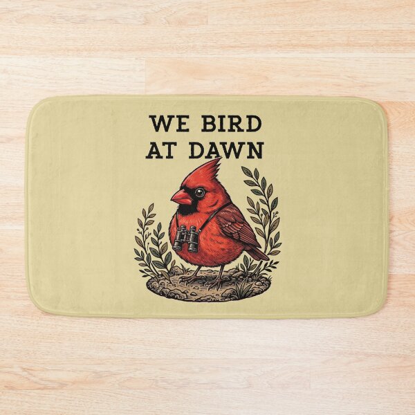Item preview, We Bird At Dawn Cardinal Birdwatching Birder designed and sold by d247.
