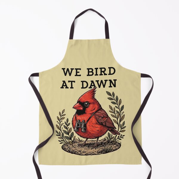 Item preview, We Bird At Dawn Cardinal Birdwatching Birder designed and sold by d247.