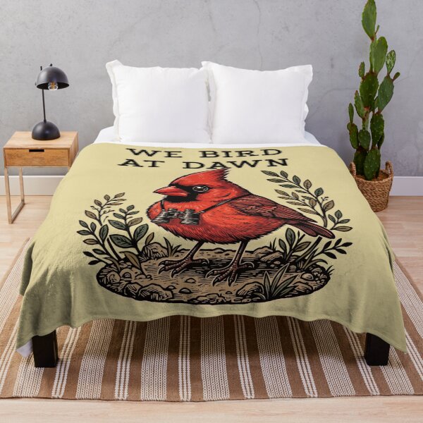 Item preview, We Bird At Dawn Cardinal Birdwatching Birder designed and sold by d247.