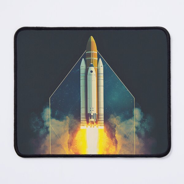 Item preview, 3d Render Of Vintage Space Rocket designed and sold by Checho30.