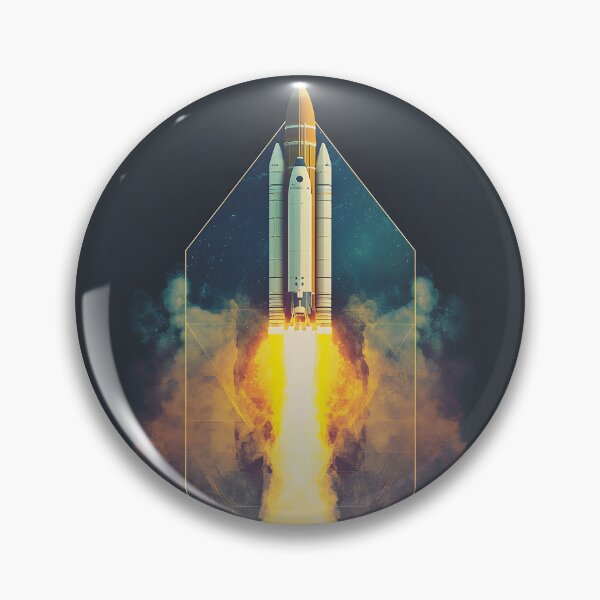 Item preview, 3d Render Of Vintage Space Rocket designed and sold by Checho30.
