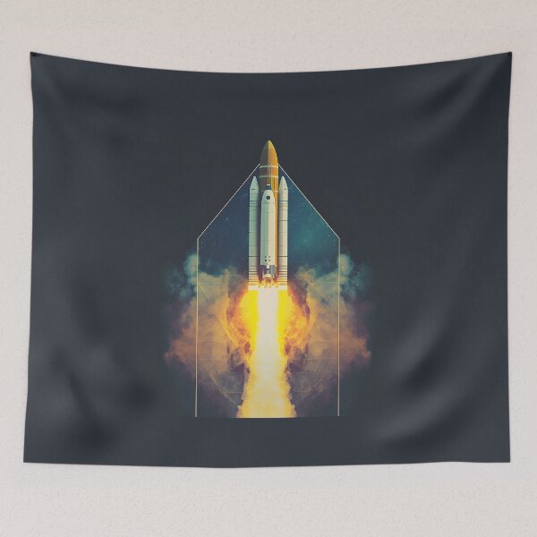 Item preview, 3d Render Of Vintage Space Rocket designed and sold by Checho30.