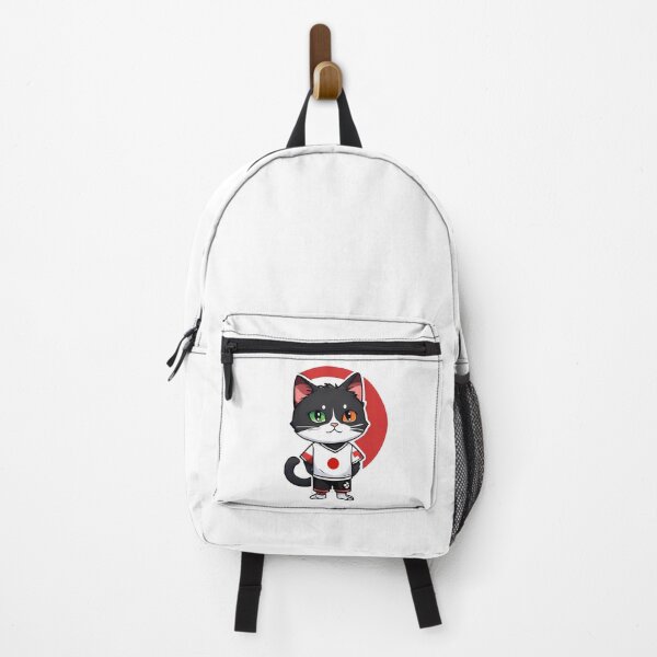 Item preview, Japan Sports Team A Cat Wearing Colours Of Japanese Flag D18 designed and sold by nolanaygiz.