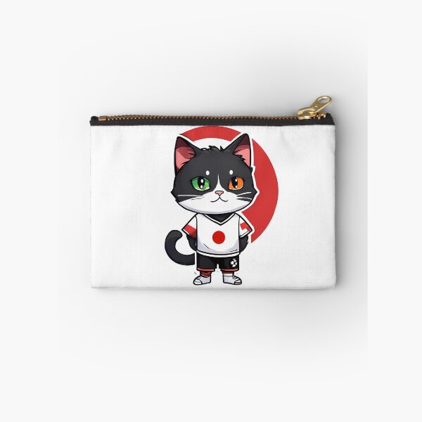 Item preview, Japan Sports Team A Cat Wearing Colours Of Japanese Flag D18 designed and sold by nolanaygiz.