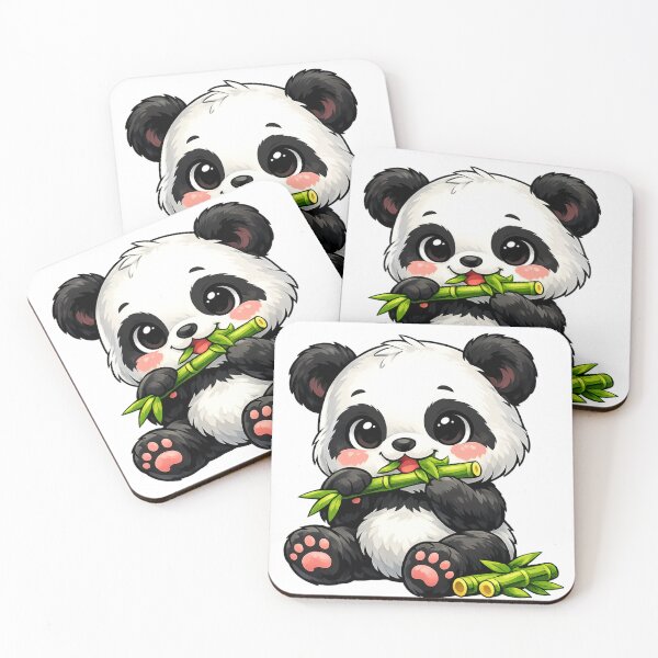 Item preview, Cute Panda Eating designed and sold by LumatoneStudio.