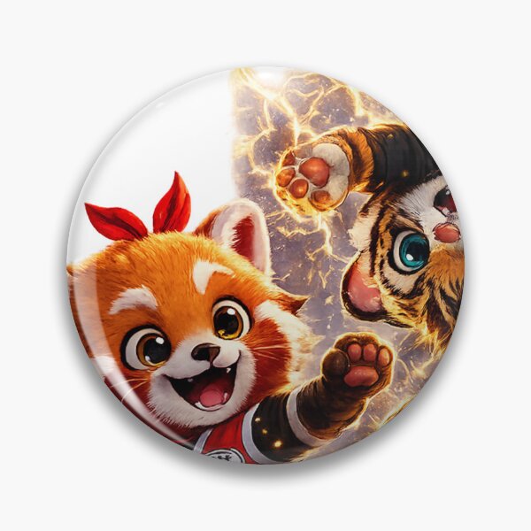 Item preview, Funny Red Panda Tiger Kung Fu Revenge Kids Gift Cute Animal Martial Arts NeoTigLuna designed and sold by NeoTigLuna.