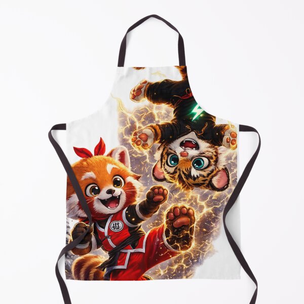 Item preview, Funny Red Panda Tiger Kung Fu Revenge Kids Gift Cute Animal Martial Arts NeoTigLuna designed and sold by NeoTigLuna.