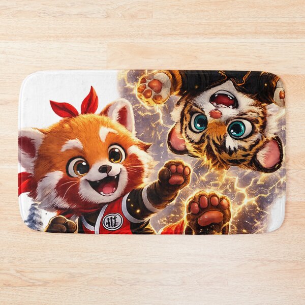 Item preview, Funny Red Panda Tiger Kung Fu Revenge Kids Gift Cute Animal Martial Arts NeoTigLuna designed and sold by NeoTigLuna.