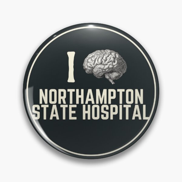 Item preview, I Love Northampton State Hospital Souvenir Bumper Sticker designed and sold by GhostlyWorld.
