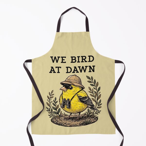 Item preview, We Bird At Dawn Goldfinch Birdwatching Birder designed and sold by d247.