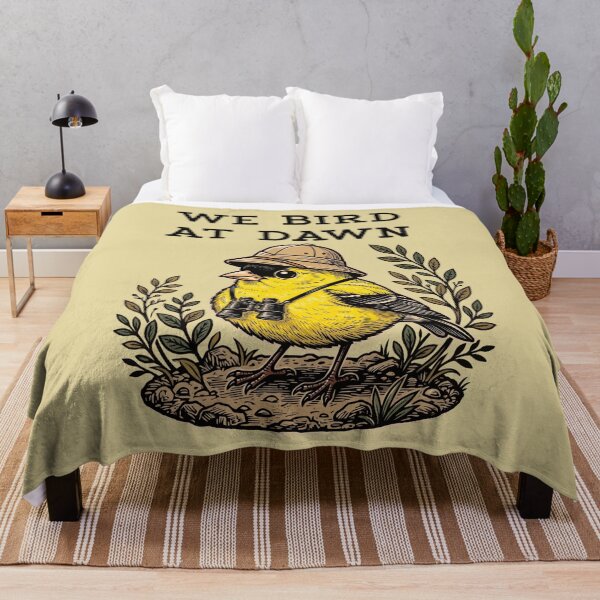 Item preview, We Bird At Dawn Goldfinch Birdwatching Birder designed and sold by d247.
