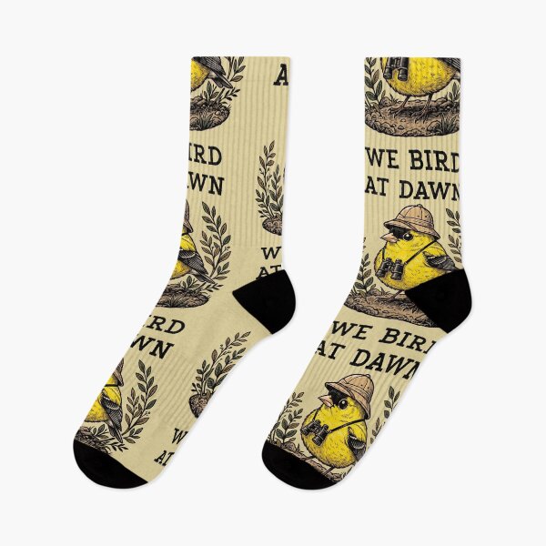 Item preview, We Bird At Dawn Goldfinch Birdwatching Birder designed and sold by d247.