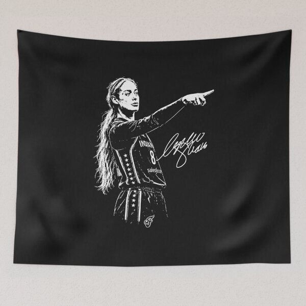 Item preview, Sophie Cunningham Signed Stencil Portrait White On Black Logo designed and sold by botolt.