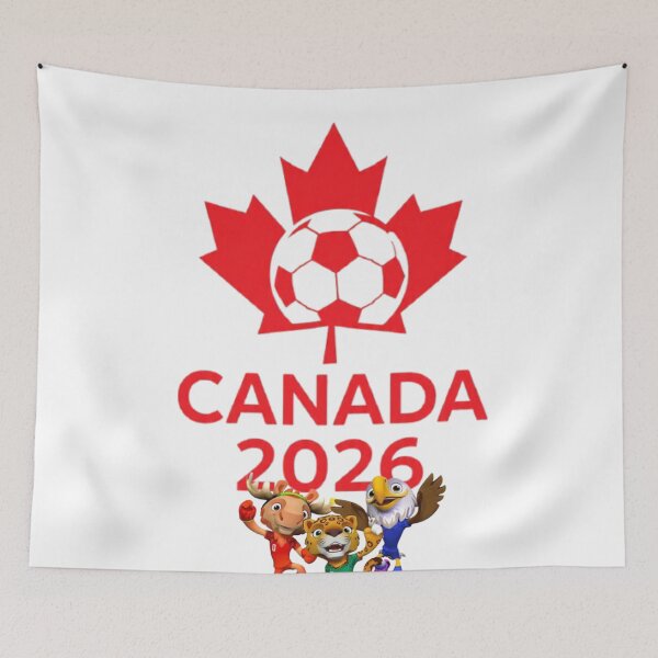 Item preview, Canada 2026 Football Fan Maple Leaf Tee designed and sold by BodaZZ.