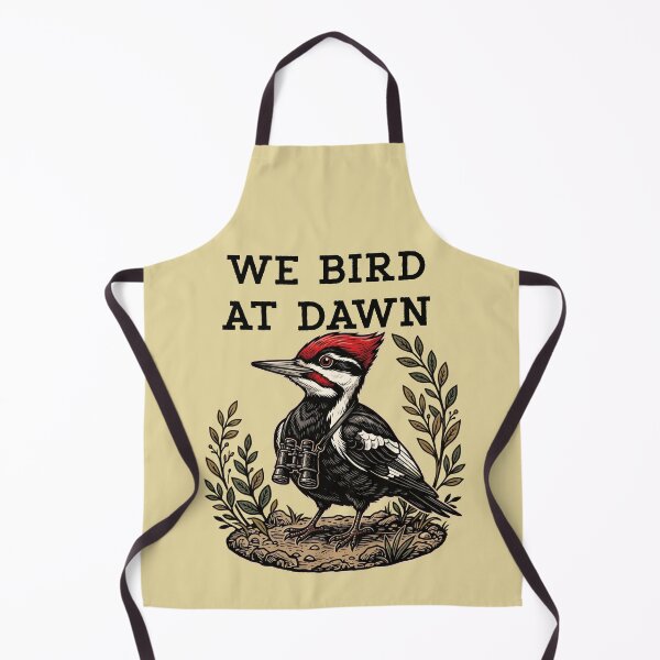 Item preview, We Bird At Dawn Woodpecker Birding Watcher designed and sold by d247.