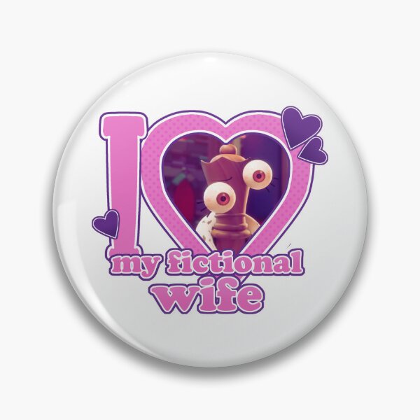 Item preview, I <3 My Fictional Wife - Queenie designed and sold by Comet and Crafts.