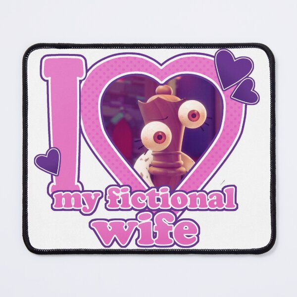 Item preview, I <3 My Fictional Wife - Queenie designed and sold by Comet and Crafts.