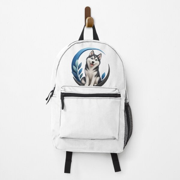 Item preview, Cute Siberian Husky Logo designed and sold by WildBloom Prints.