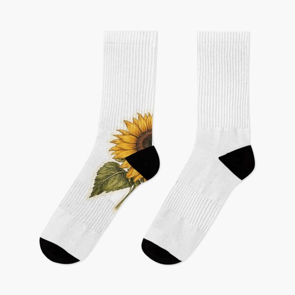 Item preview, Vintage Botanical Sunflower Sticker designed and sold by HaveAGoodDay365.