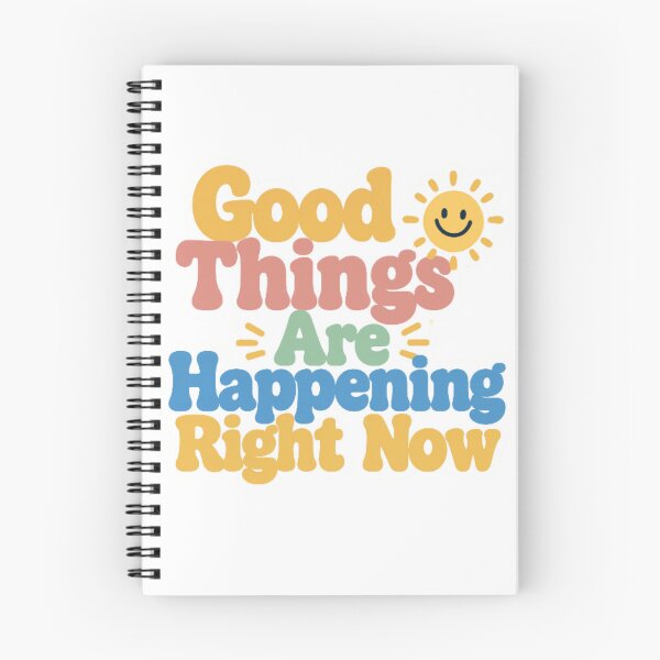 Item preview, Good Things Are Happening right Now - Colorful Pastel Positive Design designed and sold by digital.stickerperso.com.
