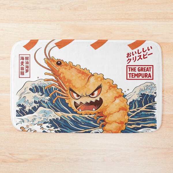 Item preview, Crispy Tempura Shrimp Wave Art designed and sold by landscapehaven.
