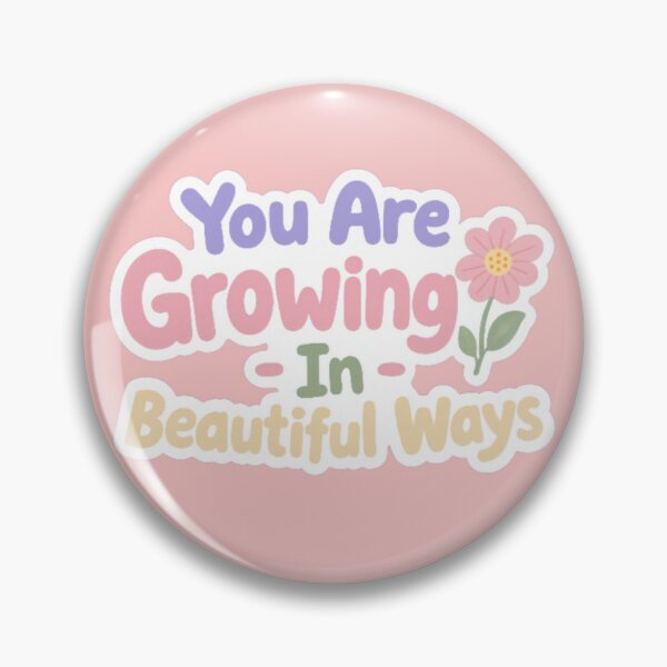 Item preview, You Are Growing In Beautiful Ways - Colorful Pastel Positive Design designed and sold by digital.stickerperso.com.