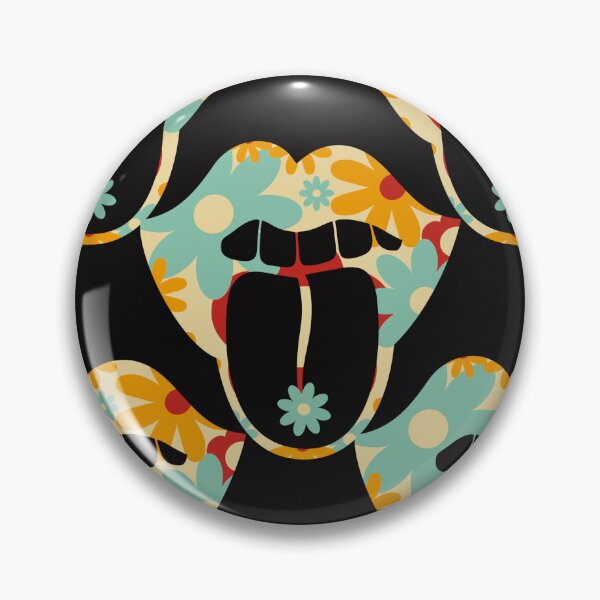 Item preview, Tongue Pop Art – Retro black prune Graphic Illustration 08 designed and sold by StefanStudioArt.