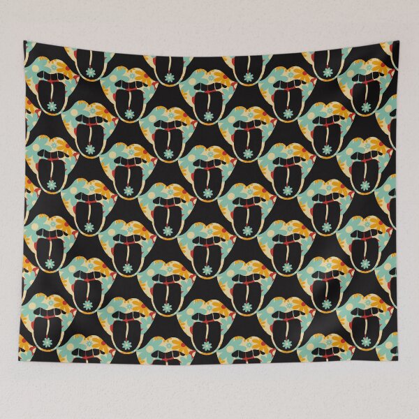 Item preview, Tongue Pop Art – Retro black prune Graphic Illustration 08 designed and sold by StefanStudioArt.