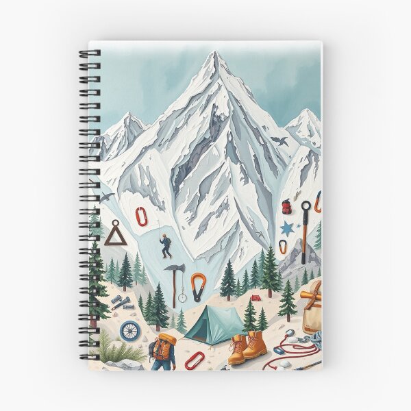 Item preview, Winter Mountain Adventure Skiing Snowboarding Camping Art. designed and sold by hoodiehood.