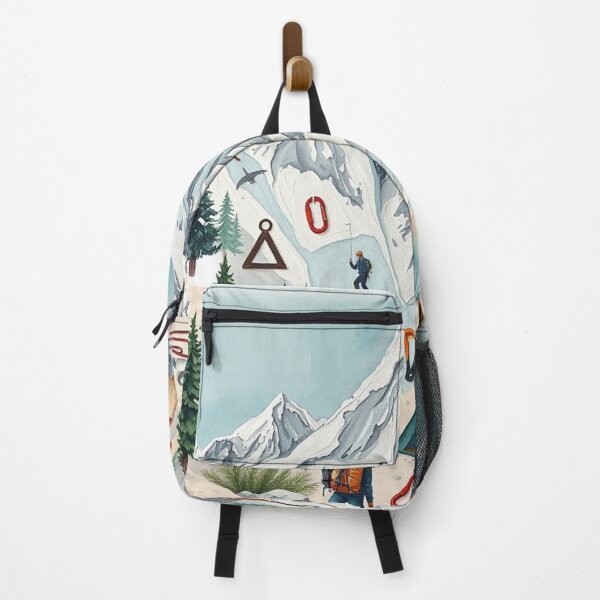 Item preview, Winter Mountain Adventure Skiing Snowboarding Camping Art. designed and sold by hoodiehood.