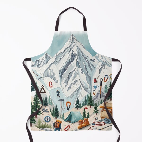 Item preview, Winter Mountain Adventure Skiing Snowboarding Camping Art. designed and sold by hoodiehood.