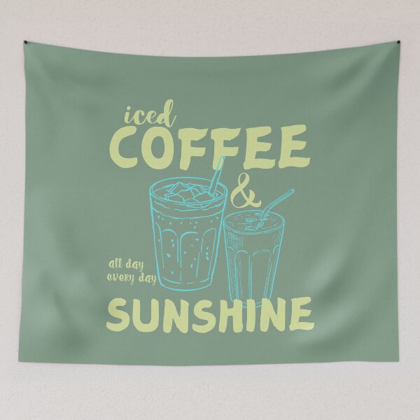 Item preview, Iced Coffee and Sunshine All Day Everyday Aesthetic designed and sold by tarzbol.