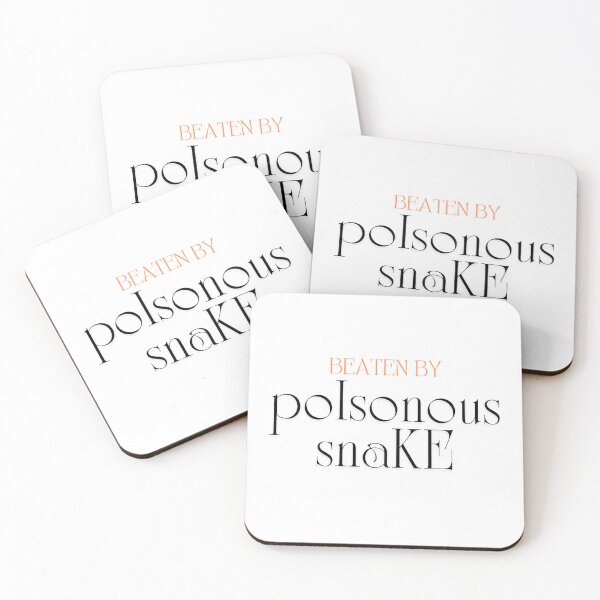 Item preview, Beaten by poisonous snake designed and sold by ArtistTejal.