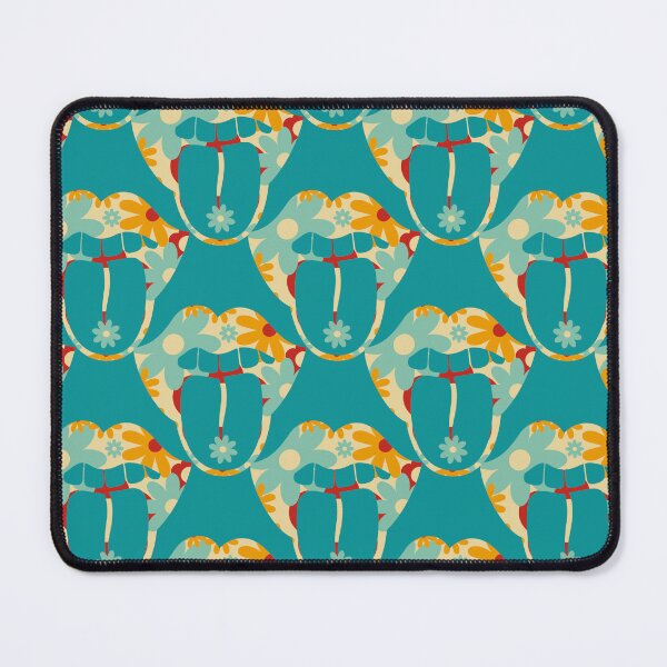 Item preview, Tongue Pop Art – Retro Teal Graphic Illustration 03 designed and sold by StefanStudioArt.